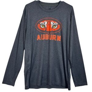 Auburn Tigers Long Sleeve Shirt Men’s Large Blue NCAA College Team Tee